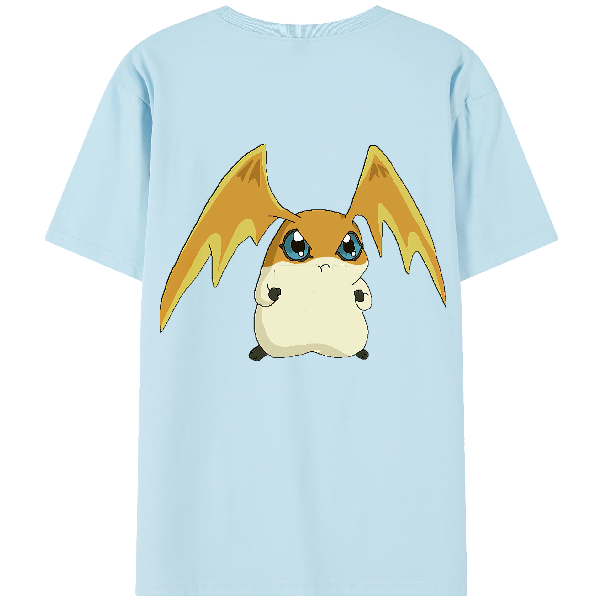 （画像用） Digimon デジタルモンスター/デジモン 綿100％半袖Tシャツ（背面プリント）